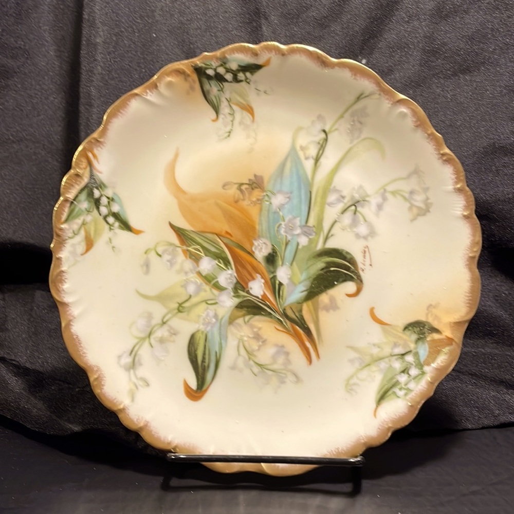 This is a beautiful vintage plate.Limoges elite.